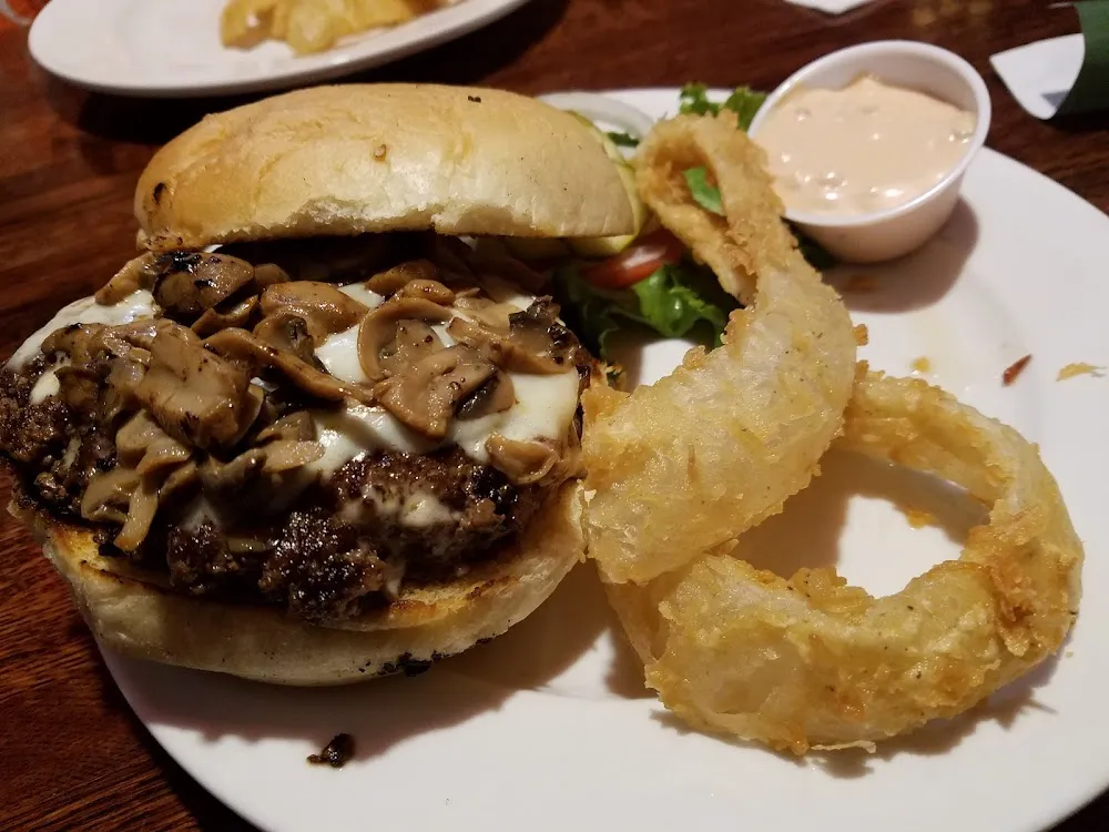 Mushroom Swiss Burger